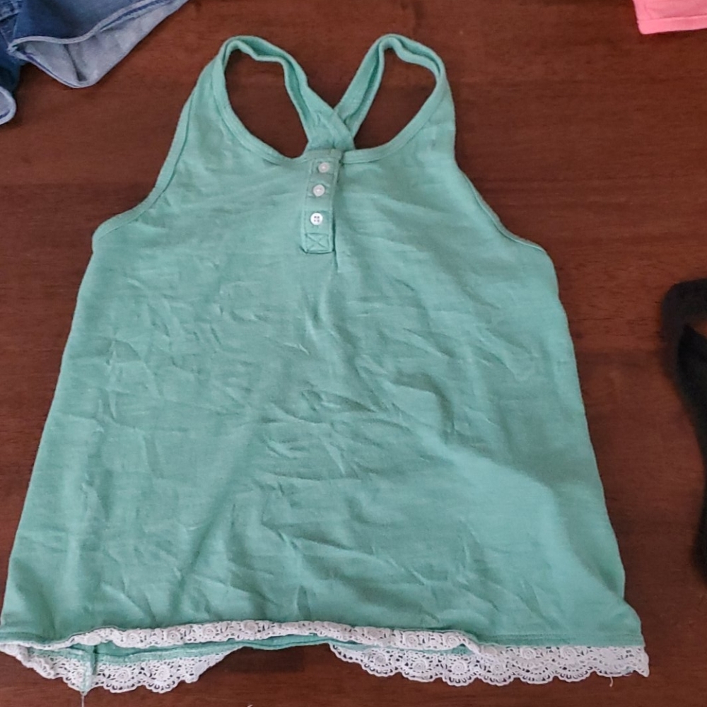 Cris cross back tank top